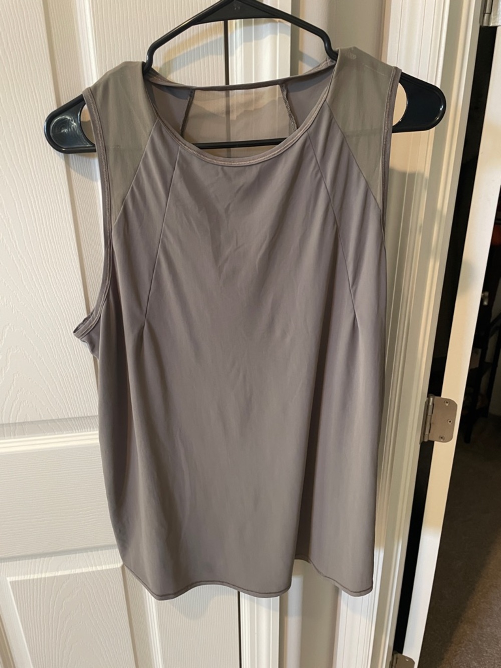 lululemon athletica Sleeveless Mesh-Panel Tank - Taupe Gray
